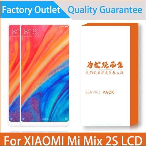 5.99'' LCD Display For Xiaomi Mi Mix 2S Mix2S LCD Display Touch Screen Digitizer Assembly Repair Replacement Parts With Frame