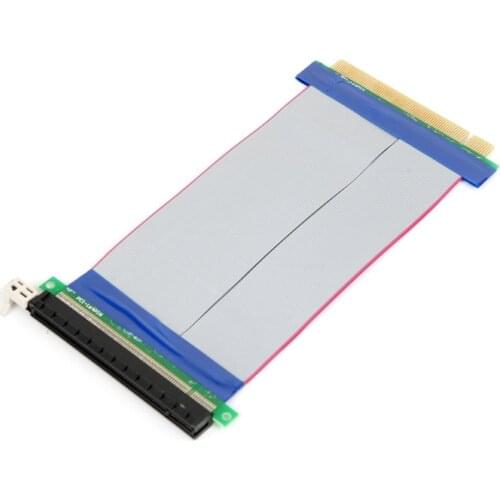 PCI-E 16X to 16X Riser Extender Card Adapter PCIe 16X PCI Express Flexible Cable