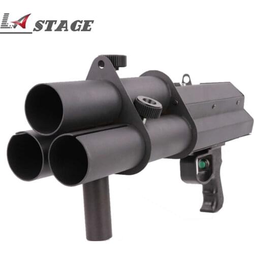 Free shipping China Hot Sale 3 Head Confetti 3 Shot Confetti Gun DJ Gun Special Effect Equipment