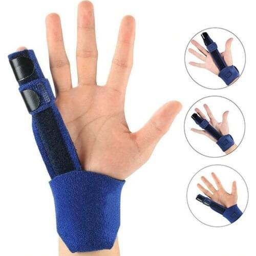 Adjustable Finger Splint Joints Fractures Stabilizer Trigger Finger Hand Support Recovery Brace Protection Fix Injury Aid Tool