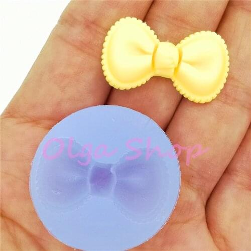 FYL827 27.9mm x 15.7mm Silicone Mold Fondant Cake Decoration Candy Resin Clay Earrings Necklace Craft Soap Candle FOOD SAFE