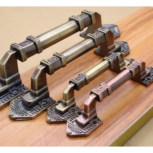 Vintage barn sliding Wooden door handles and knobs European cupborad furniture handle for kitchen interior doors