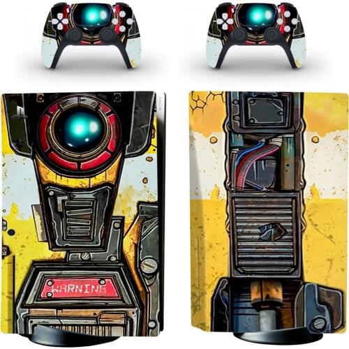 Games Console PS5 Disc Edition Skin Sticker for Playstation 5 Console & 2 Controllers Decal Vinyl Protective Skins Style 1