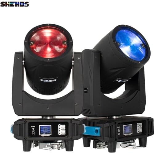 SHEHDS LED 400W Zoom Wash COB Moving Head Light Cool/Warm White DMX Disco Party Wedding Nightclub Show Dj Stage Equipment