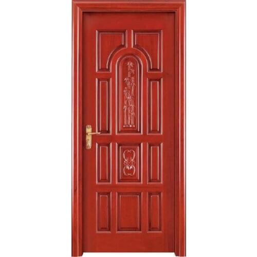Custom traditional doors solid oak wood doors contemporary single front door interior door available D-016