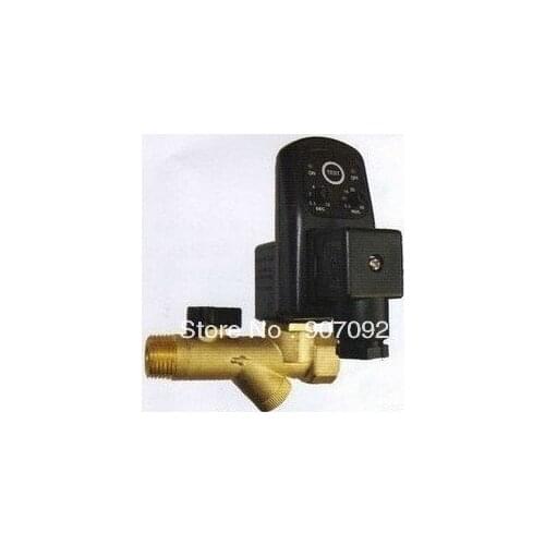 High Quality 1/2'' Compressor Auto Condensate Drain Digital Timer Valve Solenoid AC220V-AC240V