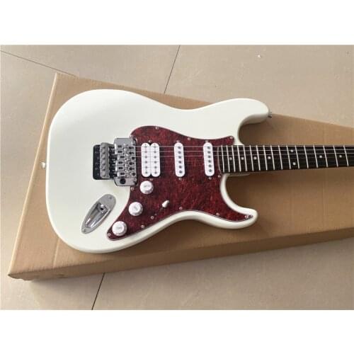 High - quality cream - white double - swing guitar fingerboard groove fan can be customized free shipping
