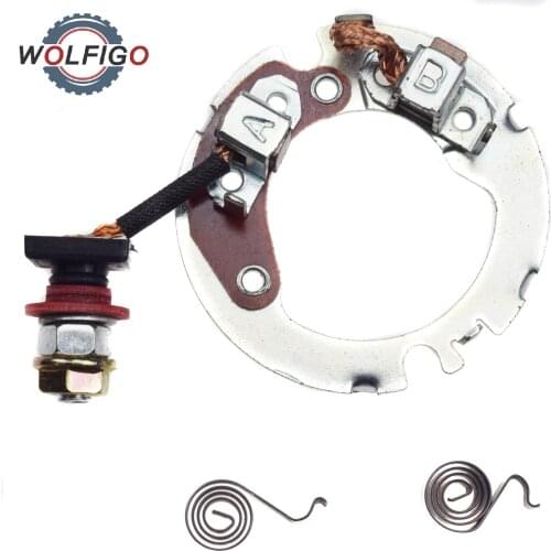 WOLFIGO New Repair Kit Brushes Brush Holder Assembly fit for Suzuki Starter DRZ400S 400 400S 2000-2012 31100-29F00