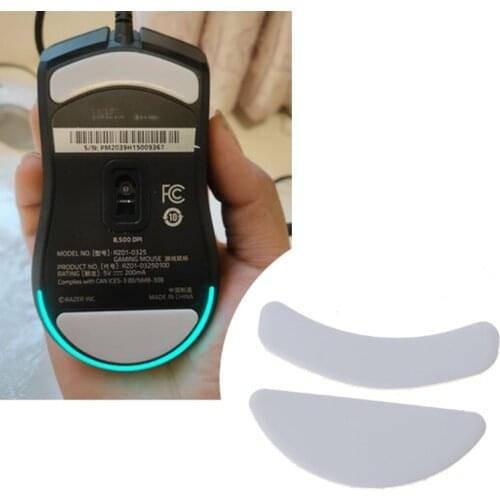 1 set/pack Tiger Gaming Mouse Skates Feet for razer VIPER Mini Mouse White Glides Curve Edge Enhanced Version