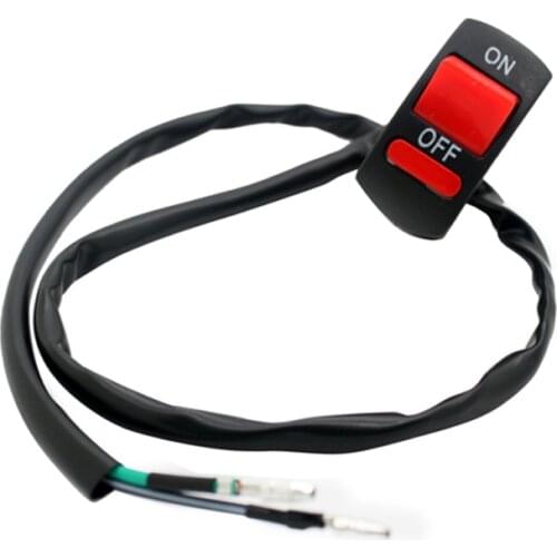 1Pcs Universal Motorcycle Handlebar Fog Light Switch ON-OFF Button Switch 12VDC U5&U7 Controller For Motor LED Head Lamp