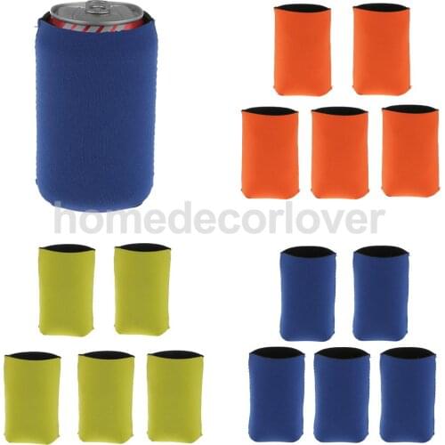 5Pcs Neoprene Cooling Beer Drinks Bottle Tin Can Cooler Sleeve Holder YOU CHOOSE