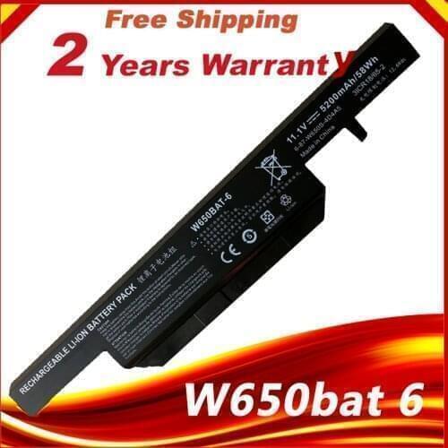 W650BAT-6 Laptop Battery For CLEVO W650DC W650RB W650RC W650RC1 W650RN 6-87-W650S-4D7A2