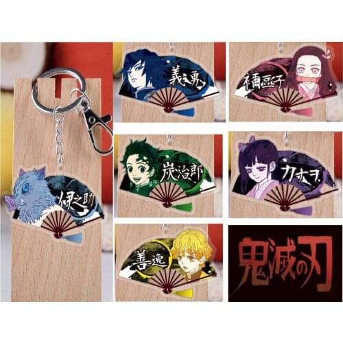 Demon Slayer: Kimetsu no Yaiba Japanese Anime keychain Acrylic strap/charms/Key ring D459-1