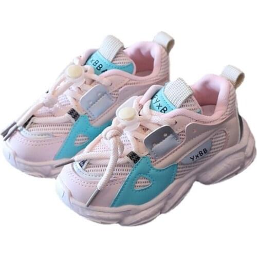 Kids Shoes Boys Sneakers Spring Toddler Running Shoes Breathable Children Girls Soft Bottom Casual Sport Shoe SHZ001