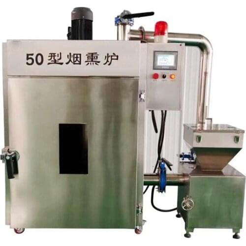 2.2KW Electric Meat Sausage Smoking Machine Automatic Sausage Smoke Oven Fish Smoker Bacon Smoked Food Smokehouse Oven 380V