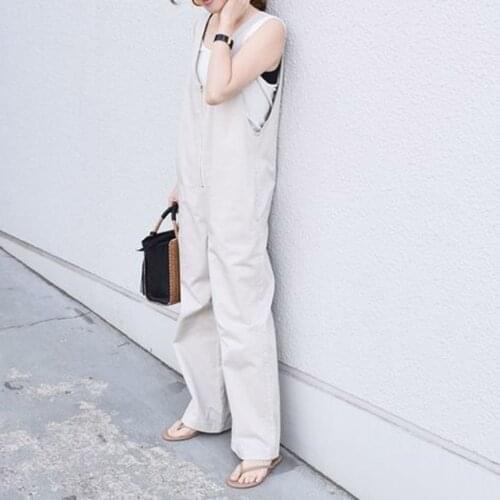 Jumpsuit Besh Casual Plain Trousers Womens Fashion Mid Waist Wearing Slim All-in-One Salopette 2021 New Style Women Clothes