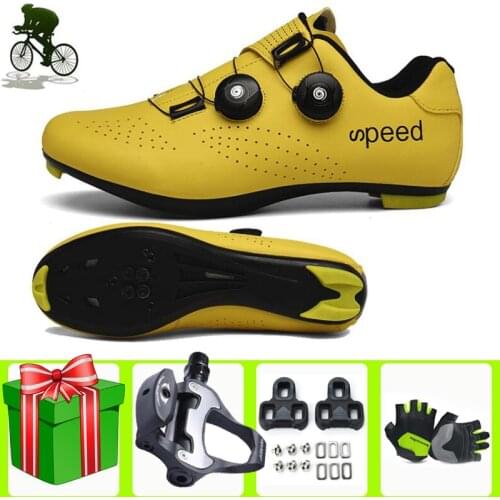 Cycling Shoes Professional Athletic Bicycle Shoes Men Self-Locking Road Bike Outdoor Sports Sneakers Zapatillas Bicicleta Carret