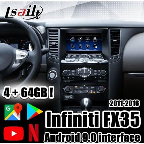 PX6 4GB Lsailt CarPlayAndroid Multimedia Video Interface Car Navigation box for Infiniti 2013-2017 G FX50 FX37
