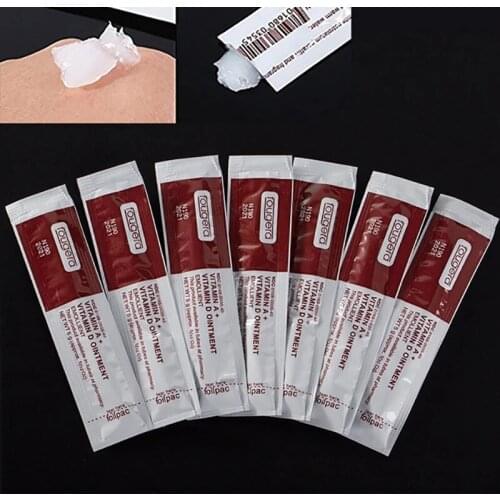 Wholesale 100Pcs Tattoo Fougera Vitamin Ointment Tattoo Aftercare Cream Care Lotion A & D Anti Scar For Tattoo Body art PUM Brow
