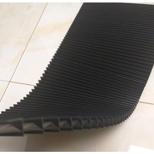 Flat T7 type 175mm x 15mm x700mm (w x h x l) bellow cover protection for cnc machine