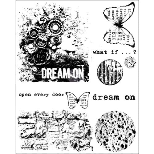 Retro-antiquity Transparent Clear Silicone Stamp/Seal for DIY scrapbooking/photo album Decorative clear stamp A364