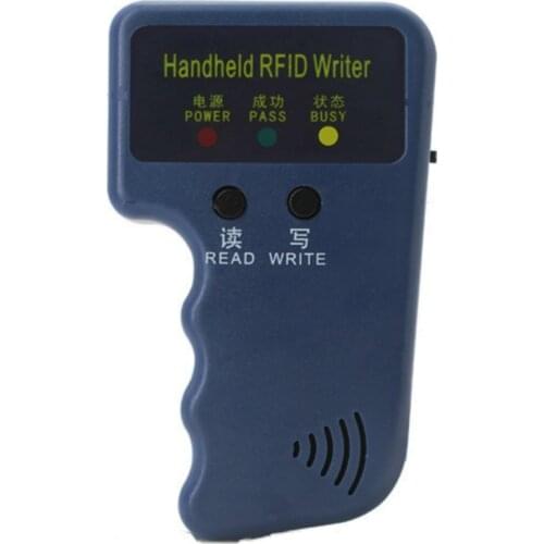 Handheld 125K RFID Reader ID card Duplicator Copier Writer Programmer Reader RFID ID Card Writer For Door Access Control
