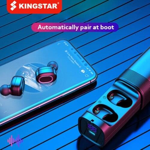 KINGSTAR Wireless Earphones TWS Bluetooth Headphones With Microphone Waterproof Noise Cancelling Headsets For Smart Phones