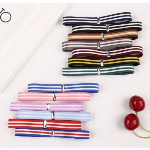 High Quality 5Yards/lot Stripe Printed Grosgrain RibbonS 10mm Width For DIY Handmade Gift Wrapping Sew On Garments