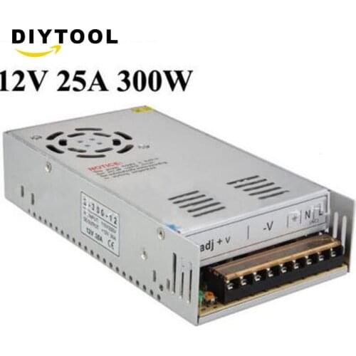 High-power integrated power supply 12V25A switching power supply industrial control equipment security monitoring probe adapter