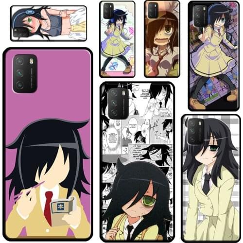 Watamote anime For Xiaomi Mi Note 10 Lite Mi 11 Ultra 9T 10T Pro A3 Phone Case For POCO F3 F2 M3 X3 Pro