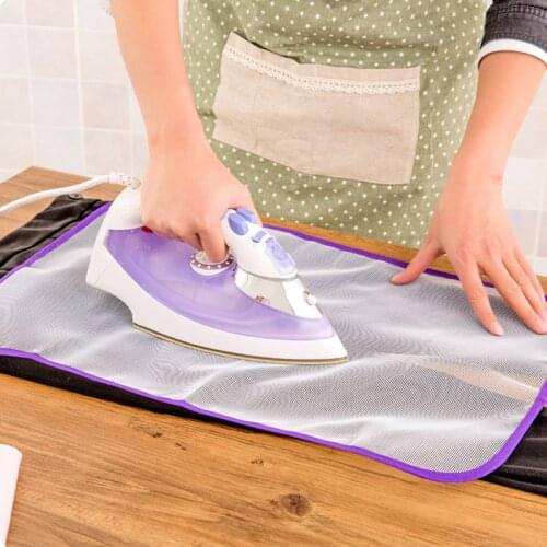 1Pcs Home Insulation 40*90/60 CM Mesh Cloth Heat Resistant Cloth Ironing Pad Cloth Cover Protect Mesh Ironing Board Mat