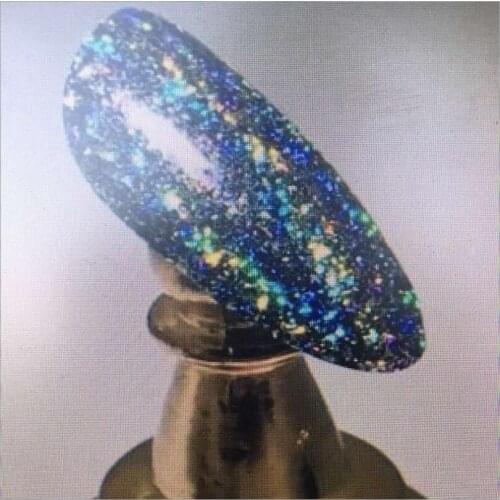 1pcs New Irregular Chameleon Mirror Holographic Powders Nail Glitter Rainbow Galaxy Paillette Laser Flakes Nails Tips T1767