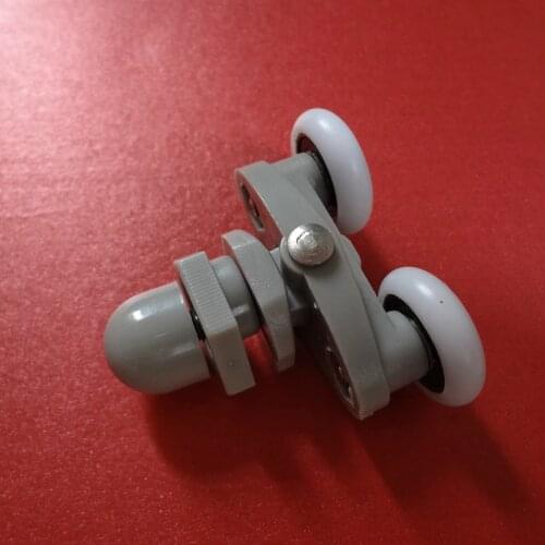 10pcs shower rooms diameter 19mm 23mm 25mm 27mm Arc glass door pulley Shower pulley Bathroom Double pulley wheel HM126