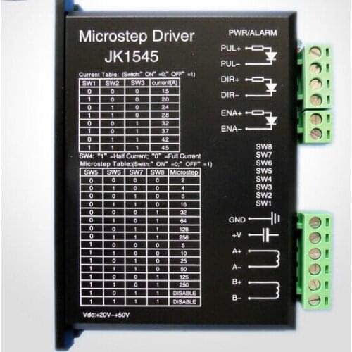 2 phase stepper motor driver Jk1545 for NEMA23 Stepper Motor/ 57mm stepper motor driver