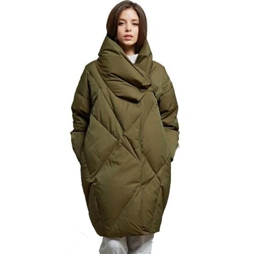 2020 Winter Fashion Women Casual Thick Comfortable Bubble Puffer Long Goose Down Jacket