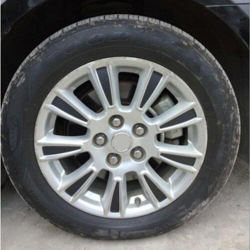 3D Carbon/Matte/Glossy Black 17" Wheel Stickers For Buick Lacrosse 2.4L 3.0L SIDI 2009-2012 18" Wheel Decal Protective Vinyl