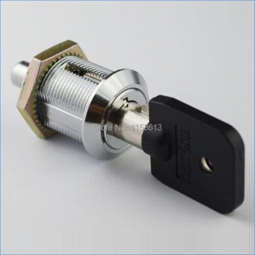 5 pieces 23mm widely popular keyed alike cylinder push lock display cabinet lock