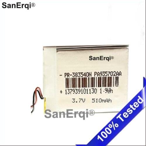 510MAH Battery For COWON iAUDIO 9 i9 Battery 383540