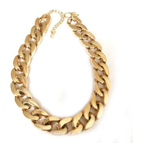 Personalized Pet Dog Cat Chain Collar Puppy Necklace Bulldogs Bully Gold Chain Powerful Plastic for Dogs Jewelry Dog Collar