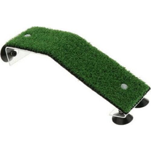 Turtle Basking Platform Tortoise Ramp Reptile Tank Ladder Resting Terrace Simulation Lawn Platform STTA889