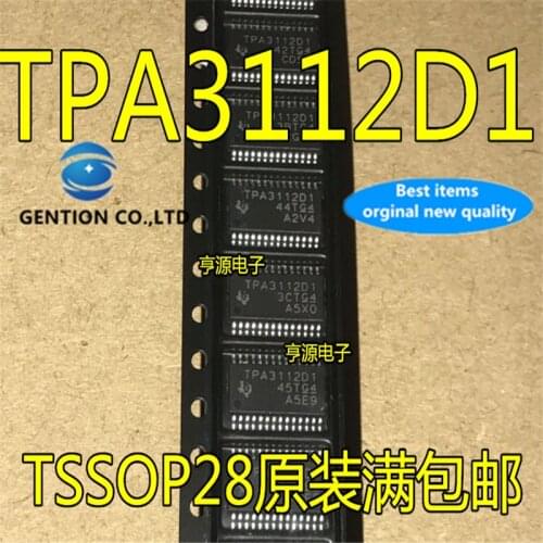 10Pcs TPA3112D1 TPA3112D1PWPR TSSOP-28 Audio amplifier chip in stock 100% new and original