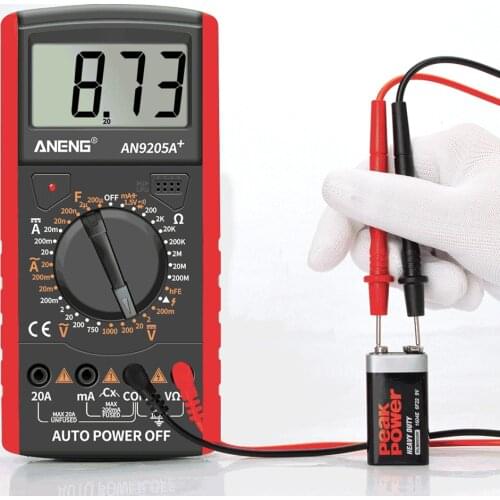 DT9205A+ multimeter digital multimetro digital profesional Transistor Tester Electrical ESR NCV Test Meter Auto Range Multimetro