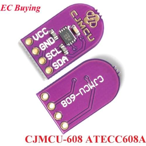 CJMCU-608 ATECC608A Cryptographic Password Key Memory Storage IIC I2C Random Number Generator RNG Encryption Decryption Module