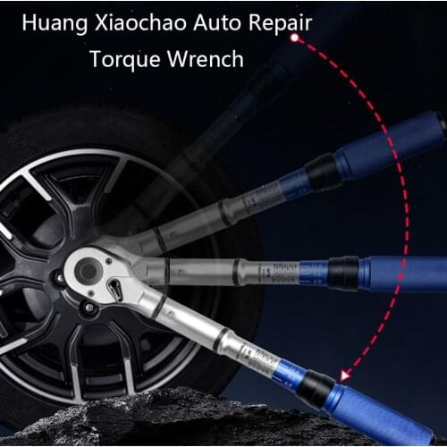 Torque Wrench Repair Tools Adjustable Workshop House Vechile with Quick Release Button Mechanism Spanner Hand Tool
