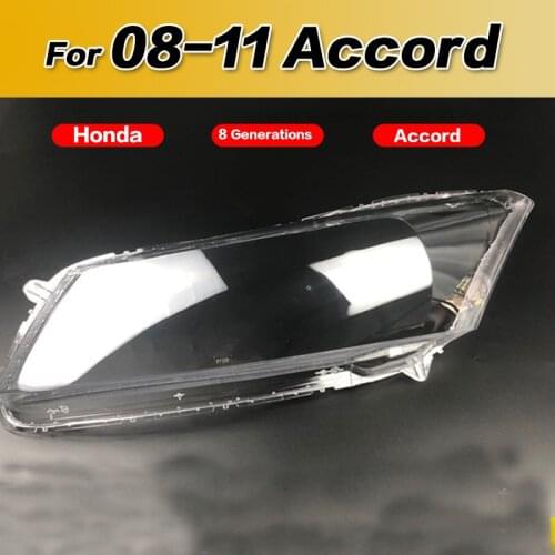 Honda Headlight Cover 8th Generation Accord Headlight Shell Mask Honda Modified Car Accessories for 08-11 Accord 2.4T