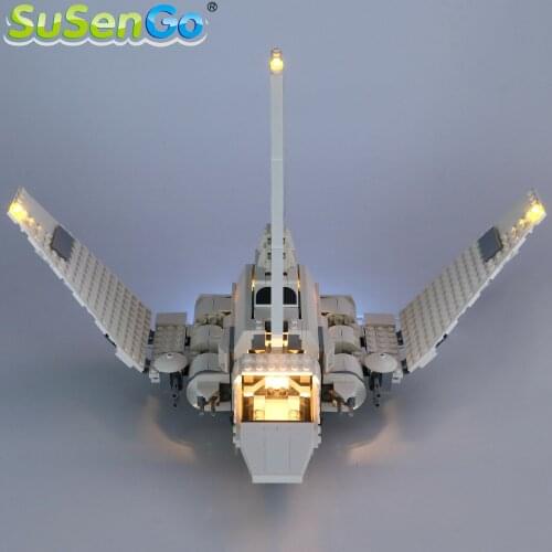 SuSenGo LED Light Kit For 75302 Imperial Shuttle, (Model Not Included)