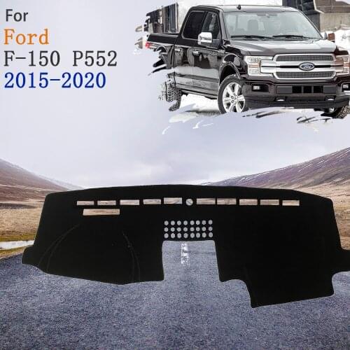 Dashboard Cover Rug Car Dash Board Mat Carpet Pad for Ford F-Series F-150 F150 P552 MK13 Lobo 2015~2020 Sunshade Rug Accessories