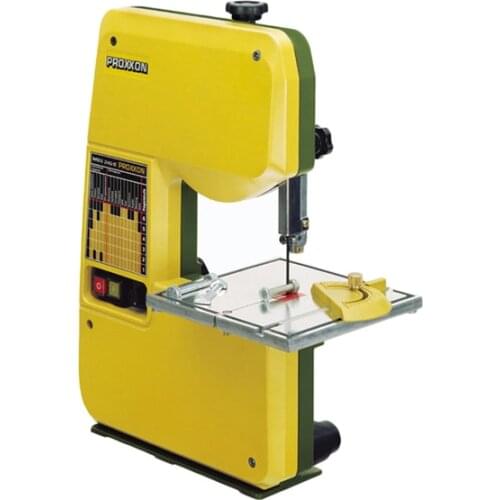 German PROXXON band saw machine small desktop metal sawing machine home woodworking band saw mini band saw 27172