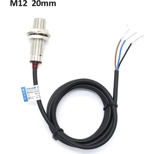 M12 magnetic induction switch Hall switch sensor built-in chip, waterproof and oil proof, detection distance 20mm