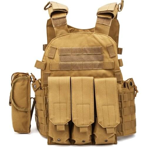 Combat 6094 Multicam Camouflage Molle Hunting Vest Men Military Shooting Airsoft Vests Outdoor Clothes Accessories Tactical Vest